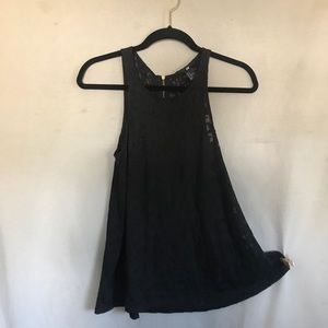 H&M Women's Sheer Black  Sleeveless Top Size Small